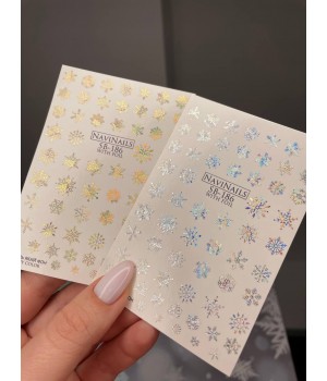 Слайдер Navi Nails SB-186 gold голографік